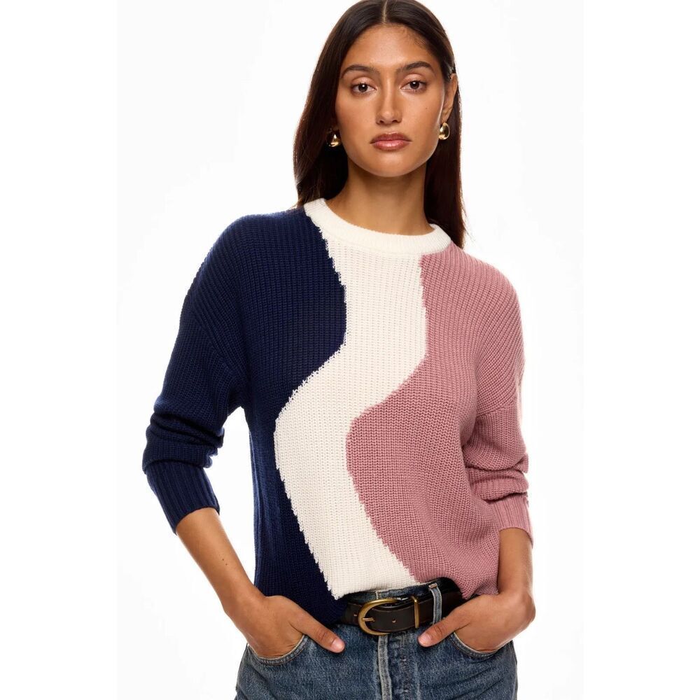 Peter Som x RTR Pink and Blue Colorblock Sweater💙
